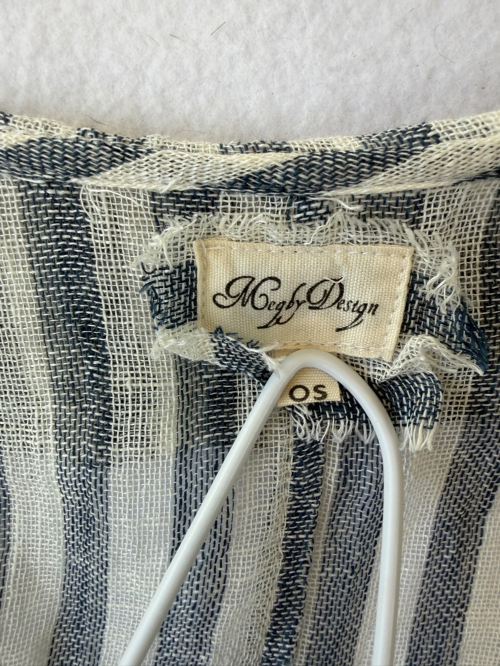 MegbyDesign Linen Stripe Tunic Dress size OS - Picture 2 of 5